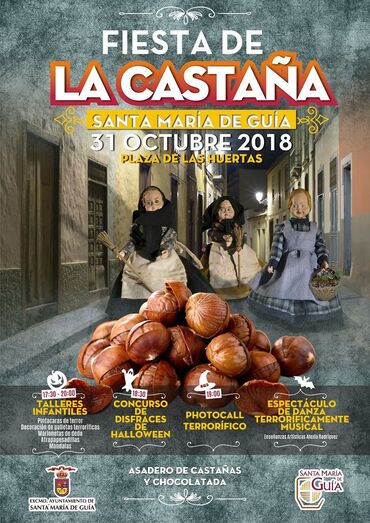 Cartel Fiesta de la Castaña 2018