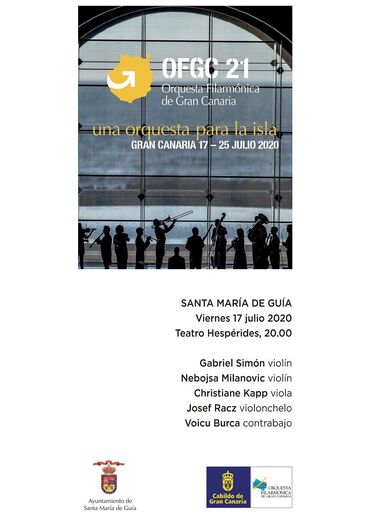 CARTEL CONCIERTO OFGC JULIO 2020