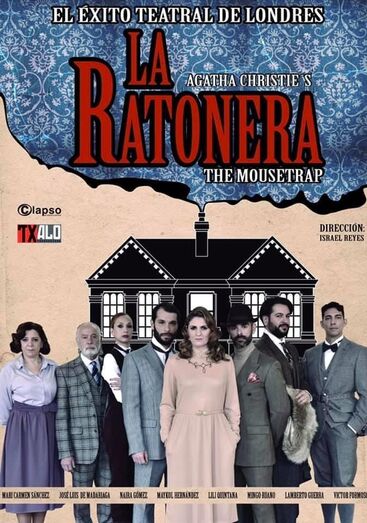 CARTEL LA RATONERA DE AGATHA CHRISTIE