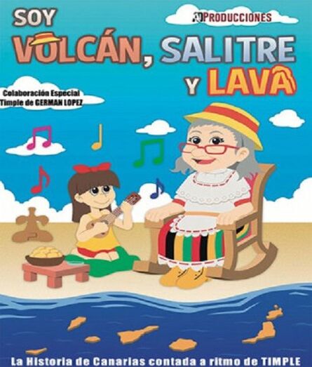 CARTEL SOY VOLCÁN SALITRE Y LAVA