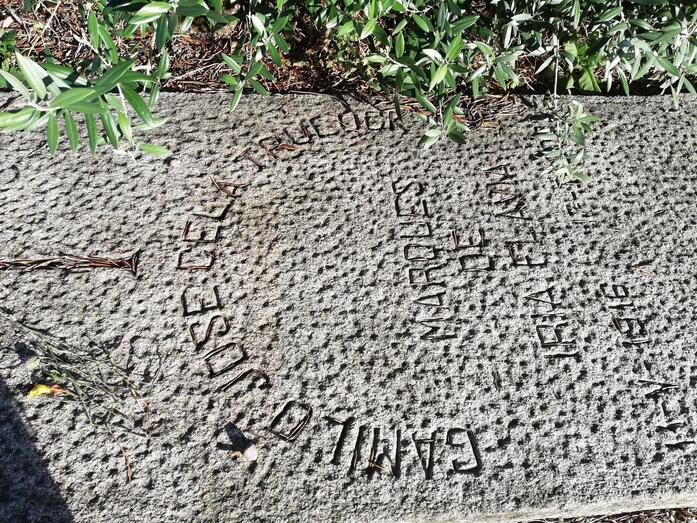 FOTO 4. LAPIDA ESCRITOR