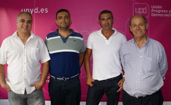 Equipo de trabajo de UPyD en La Aldea