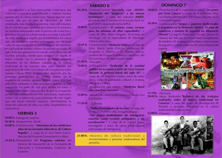 contraportada XXV Jornadas