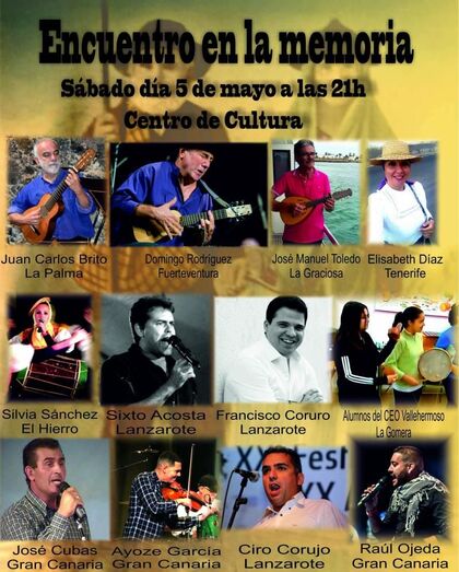 Cartel Encuenrto en la memoria