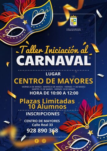 TALLER INICIACIOìN CARNAVAL