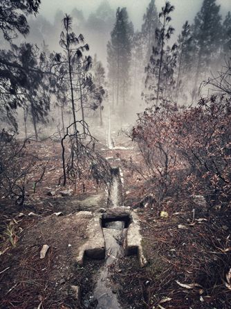 Canal de derivación de aguas al Canal de los Tesos