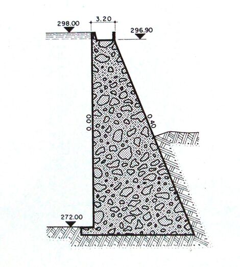 Perfil tipo Charca de Ascanio. Inventario de 1986  [MOP]