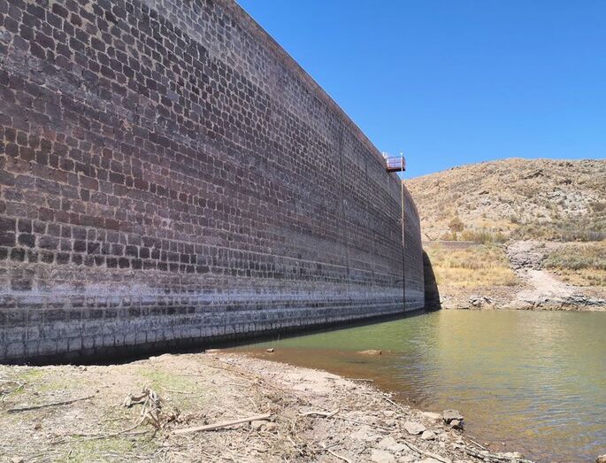 Presa de Chira en septiembre de 2021 (JG)