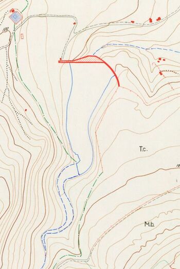 La Presa de Mister Leacock dibujada en 1962 (GRAFCAN)
