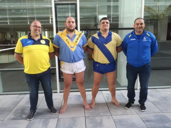 Final de segunda Guanarteme Almogaren Damián Suárez Acoidán Sánchez Joan Lajo y Santiago Ojeda