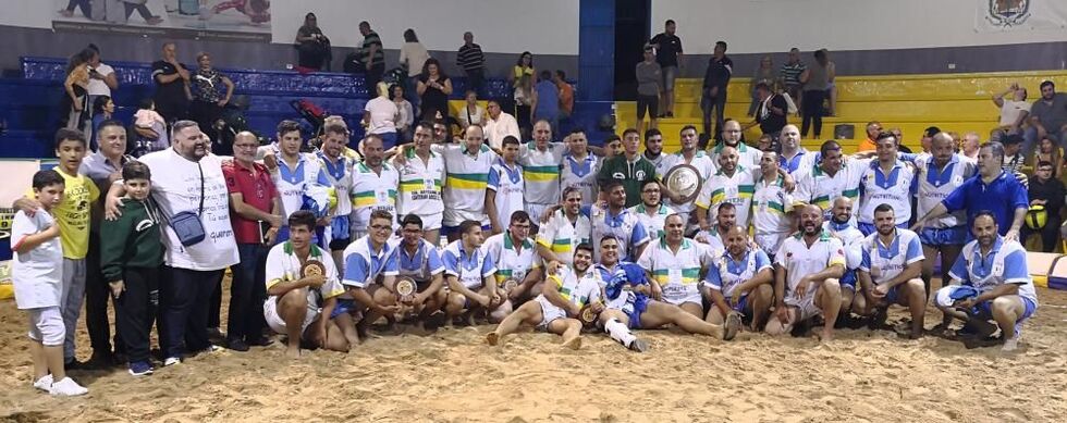 Gráfica Los Guanches y Santa Rita juntos al término de la l uchada