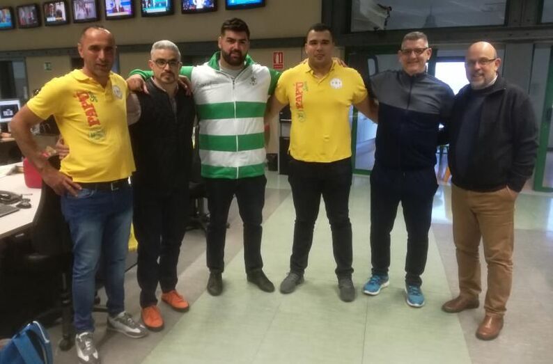 Juan Martel Rayco Ramírez Álvaro Déniz Kevin Acosta Francisco Bethencourt y Mariano Sánchez