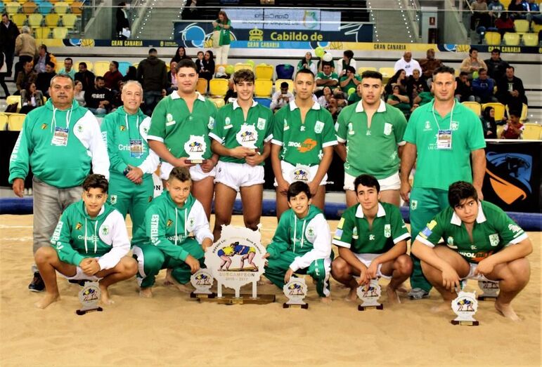 Estrella subcampeón cadete de la Liga Cabildo de Gran Canaria Foto Rita Guzmán