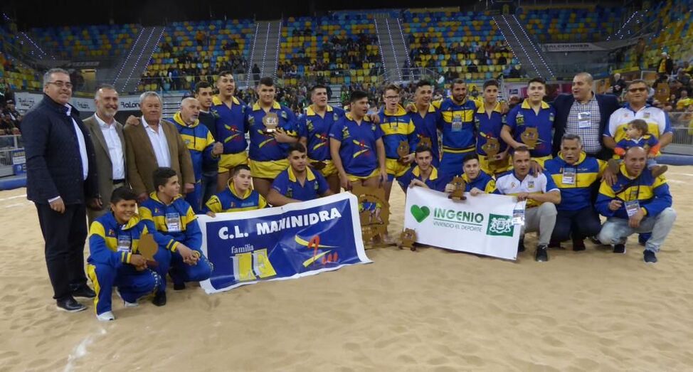 Maninidra Familia López Fabelo campeón juvenil 38º Liga Cabildo de Gran Canaria. Foto Rita Guzmán