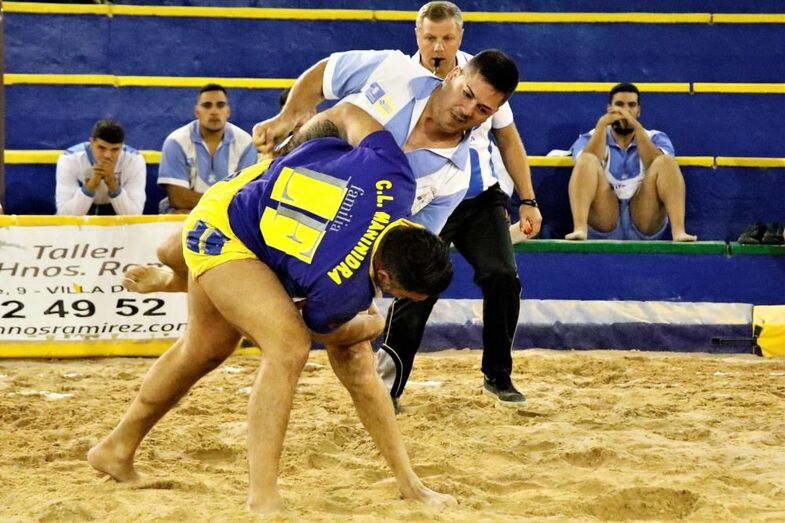 Gustavo Díaz Santa Rita eliminando a Jonathan Morales Maninidra.Foto Pedro Reyes