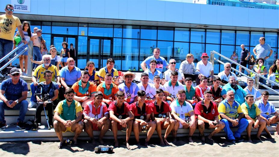 Torneo de lucha canaria fiestas patronales Las Palmas GC. Foto Pedro Reyes