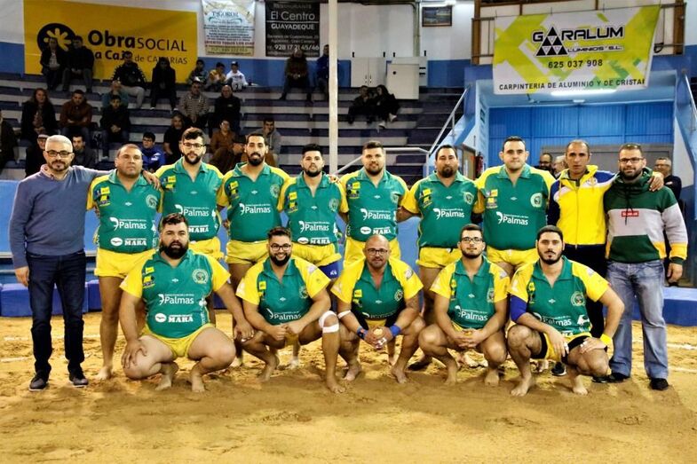 Unión Gáldar CC y de Ocio y7 Palmas frente al Unión Agüimes Cicar Foto Pedro Reyes