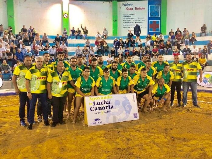 Unión Gáldar CC y de Ocio 7 Palmas finalista torneo Dielca Lucha Corrida
