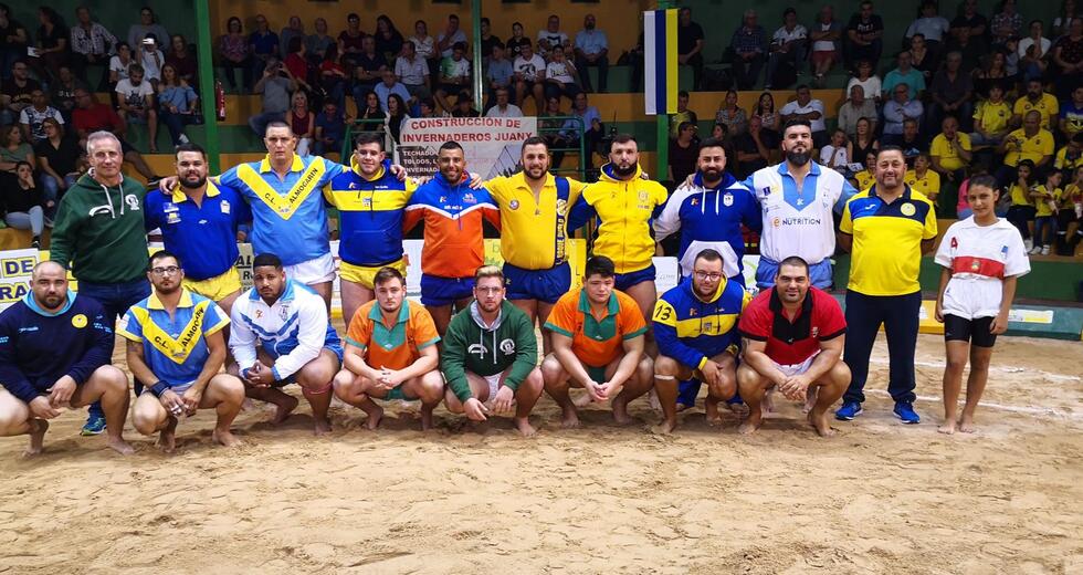 COMBINADO SUR GANA LA LUCHADA REVERDECE GRAN CANARIA