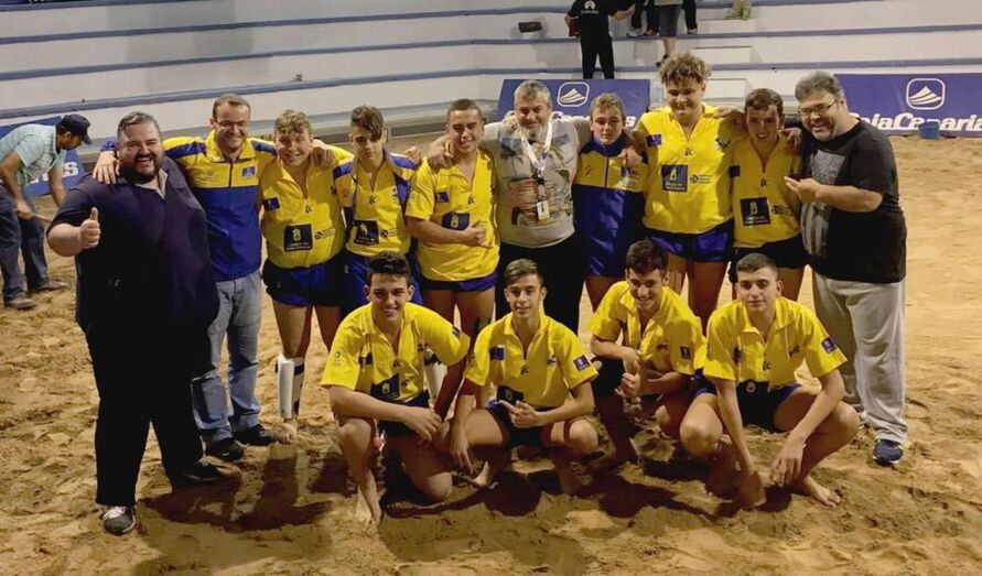 selección infatil de Lucha Canaria de Gran Canaria 2016