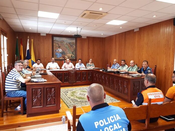 Reunión junta segurida