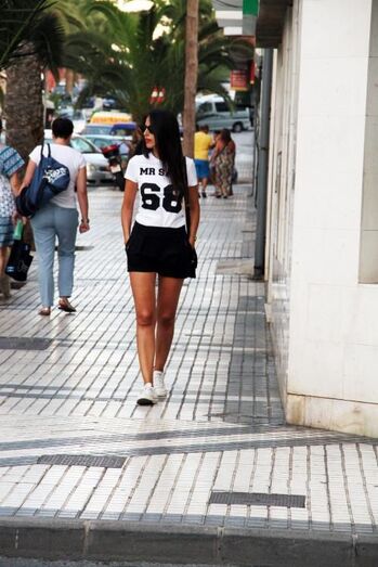 Mapi Molina con modelo Rugby Girl 