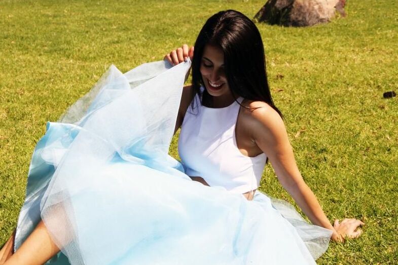 Mapi Molina en el Jardin Canario