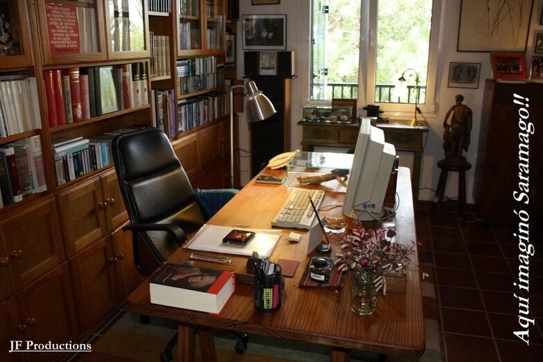 Escritorio de Saramago