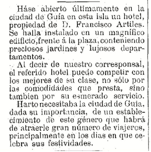 Periódico El Liberal 20 de marzo de 1886 (El Museo Canario)	