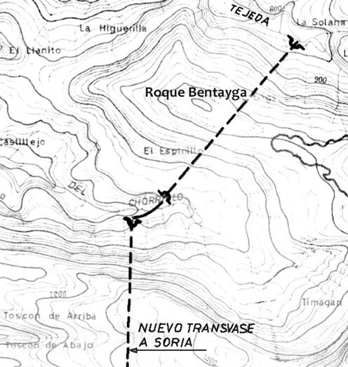 Trasvase imaginado a la Presa de Soria [1961]