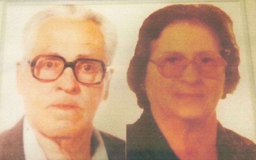 Nicolás López Sánchez y su esposa Carmela Ruiz Sánchez