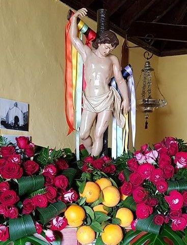 San Sebastián preparado para para su día de 2018, decorador y foto Aaron Martín García.