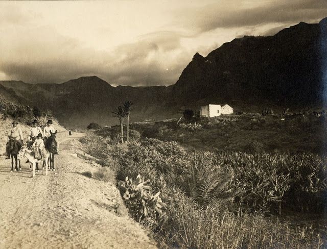 Camino del Valle primeros del siglo XX (Fedac)