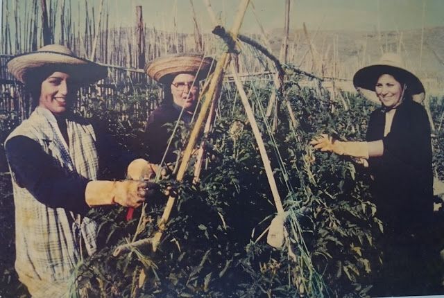 Los últimos trabajadores de Agaete de Bonny, entre otros mi familia, Mari Luz y Pedro. (Bonny, 75 años apostando por la tierra)