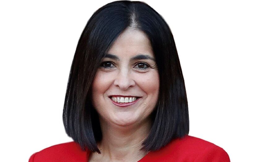 Carolina Darias arriving to a Ministers Board meeting at MoncloaPalace, in Madrid on Tuesday, 14 January 2020.