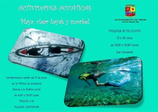 actividades acuaticas