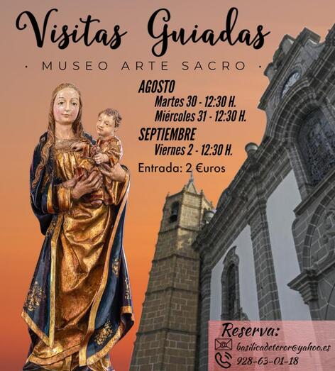 Cartel Visitas Guiadas a la Talla de la Virgen del Pino 1