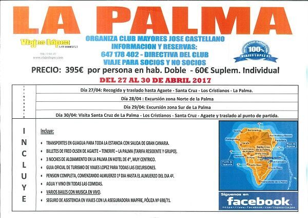 cartel La Palma