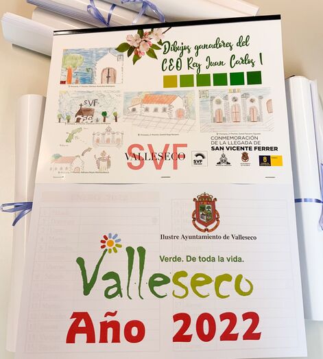 Calendario Dibujos Valleseco