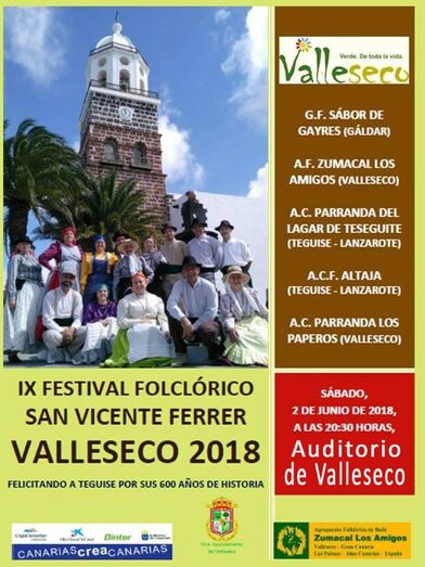 cartel Auditorio de Valleseco