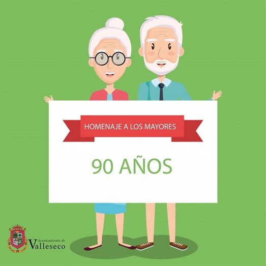 Cartel Homenaje a los mayores