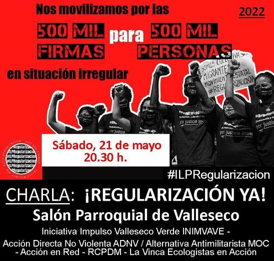 Charla Regularización Ya VALLESECO 21.05.2022
