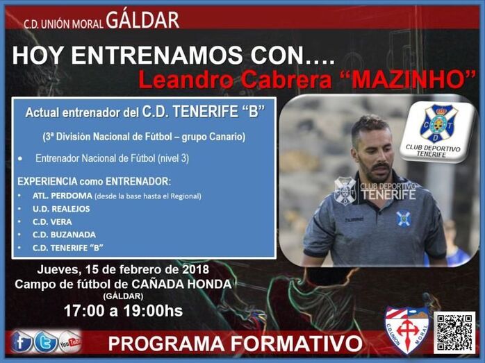 Hoy entrenamos con MAZINHO febrero2018