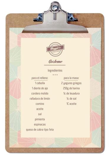 gozleme ingredientes