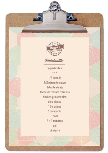 ratatouille ingredientes